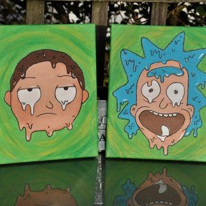 Rick & Morty Canvas Set